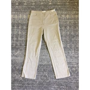 Brax Womens Size 38 Pants Tan Textured Slacks Made In Germany O1
